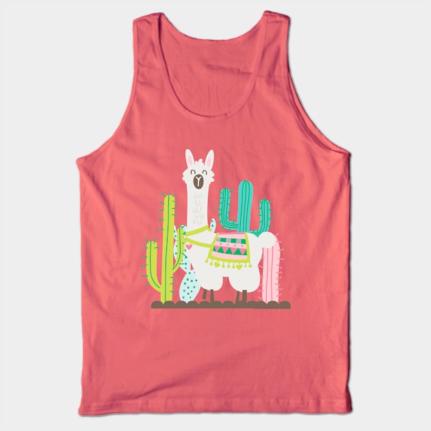 Llama Tank Top by melomania